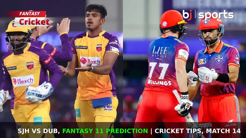 SJH vs DUB Dream11 Prediction, ILT20 Fantasy Cricket Tips, Playing 11, Injury Updates & Pitch Report For Match 14