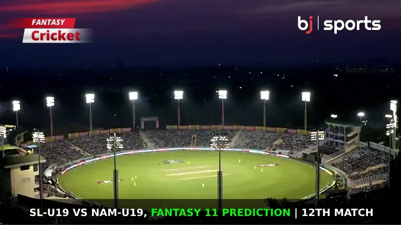 SL-U19 vs NAM-U19 Dream11 Prediction, Fantasy Cricket Tips, Playing XI, Pitch Report & Injury Updates For Match 12 of ICC Under 19 World Cup 2024