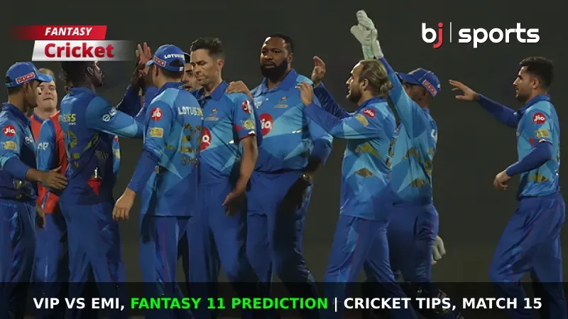 VIP vs EMI Dream11 Prediction, ILT20 Fantasy Cricket Tips, Playing 11, Injury Updates & Pitch Report For Match 15