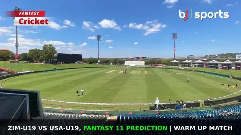ZIM-U19 vs USA-U19 Dream11 Prediction, Fantasy Cricket Tips, Playing XI, Pitch Report & Injury Updates For ICC Under 19 World Cup Warm Up Matches T20 2024