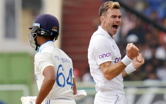 England's James Anderson goes past Anil Kumble to an unwanted Test record