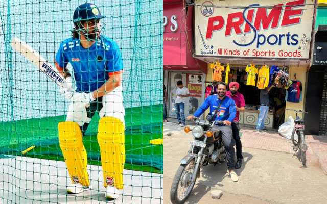 Adam Gilchrist reacts to MS Dhoni sporting old friend's shop sticker on his bat