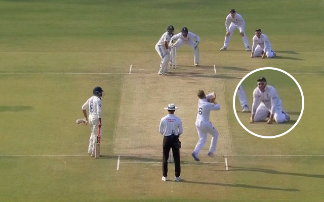 IND vs ENG: Jonny Bairstow fields on his knees in Rajkot, picture goes viral