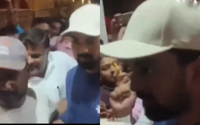 KL Rahul gets mobbed by fans at Sree Siddaganga Mutt in Tumkur
