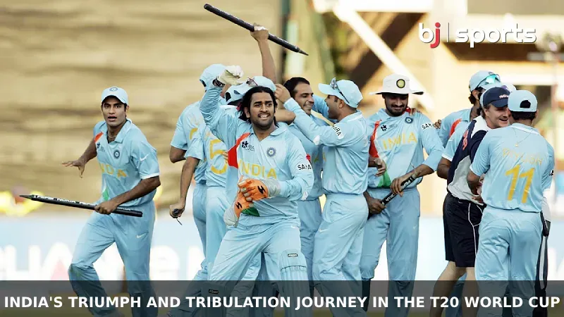 A Tale of Triumph and Tribulation: India's Journey in the T20 World Cup