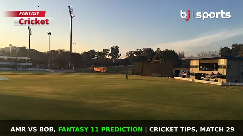 AMR vs BOB Dream11 Prediction, Fantasy Cricket Tips, Playing XI, Pitch Report & Injury Updates For Match 29 of Oman D10 League 2024
