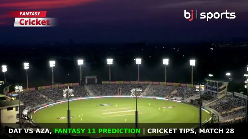 DAT vs AZA Dream11 Prediction, Fantasy Cricket Tips, Playing XI, Pitch Report & Injury Updates For Match 28 of Oman D10 League 2024