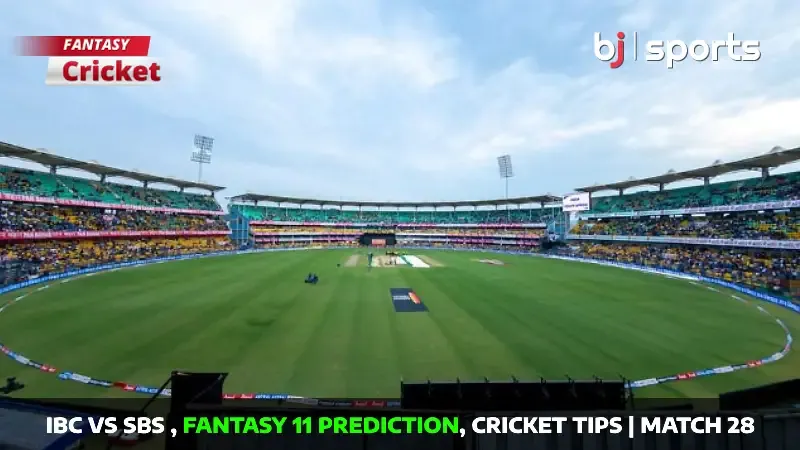 IBC vs SBS Dream11 Prediction, Fantasy Cricket Tips, Playing XI, Pitch Report & Injury Updates For Match 28 of KCC T20 Challengers Cup 2024