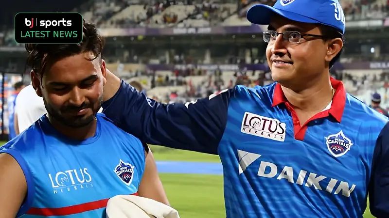 Rishabh Pant is confident and wants to play for Delhi Capitals and India: Sourav Ganguly