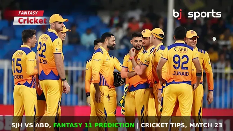 SJH vs ABD Dream11 Prediction, ILT20 Fantasy Cricket Tips, Playing 11, Injury Updates & Pitch Report For Match 23