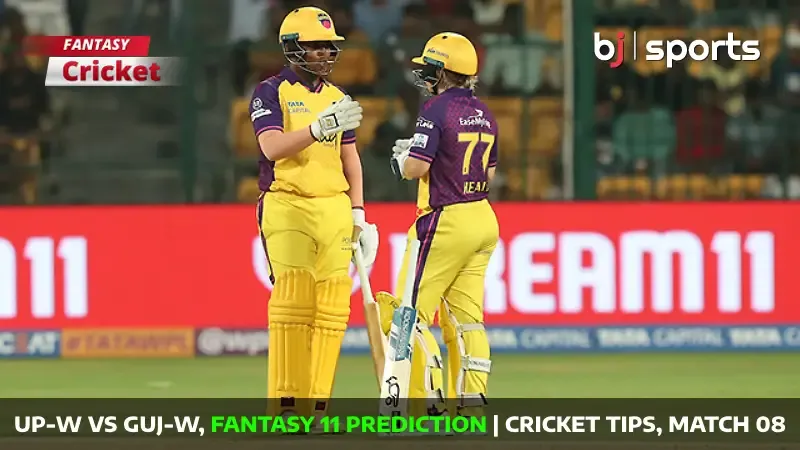 UP-W vs GUJ-W Dream11 Prediction, WPL Fantasy Cricket Tips, Playing XI, Pitch Report & Injury Updates For Match 8 of WPL 2024