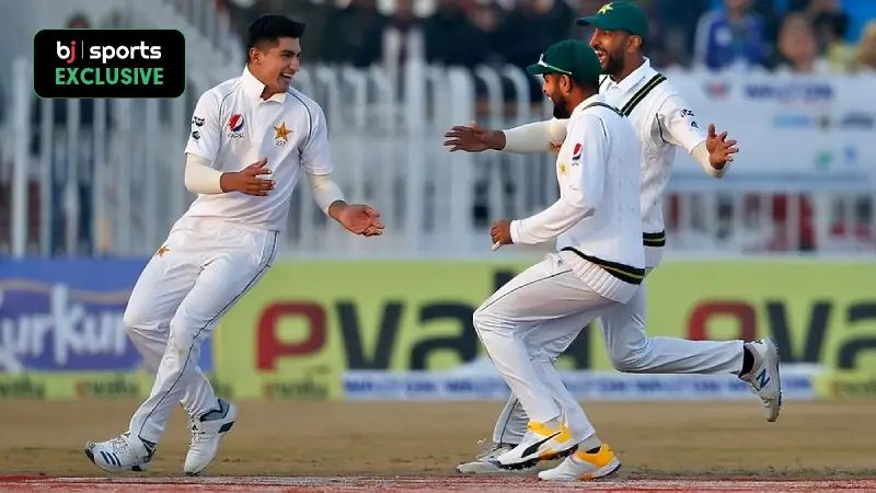 Top 3 best performances by Naseem Shah in Test Cricket
