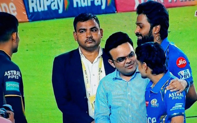 IPL 2024: Jay Shah, Ishan Kishan spotted chatting after GT vs MI clash, video goes viral