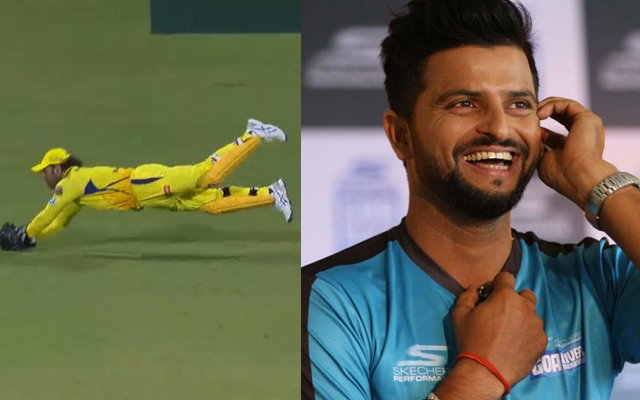 'Tiger abhi zinda hai' - Suresh Raina in awe of MS Dhoni's stunning catch in clash against Gujarat Titans