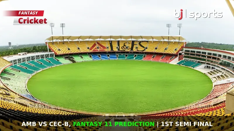 AMB vs CEC-B Dream11 Prediction, Fantasy Cricket Tips, Playing XI, Pitch Report & Injury Updates For Semi-Final 1 of KCC T20 Challengers Cup 2024