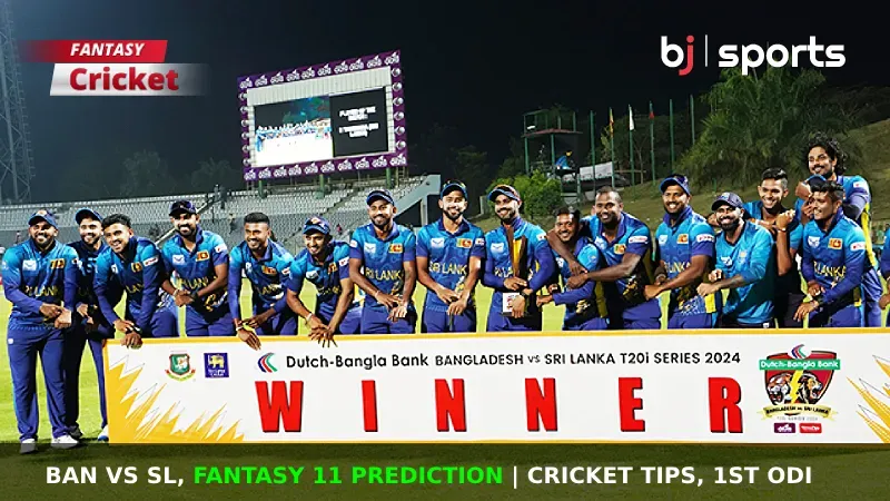 BAN vs SL Dream11 Prediction, Fantasy Cricket Tips, Playing 11, Injury Updates & Pitch Report For 1st ODI