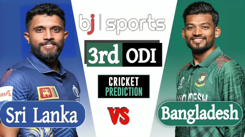 बांग्लादेश बनाम श्रीलंका लाइव | BAN बनाम SL तीसरे वनडे मैच की भविष्यवाणी | आज का मैच कौन जीतेगा?