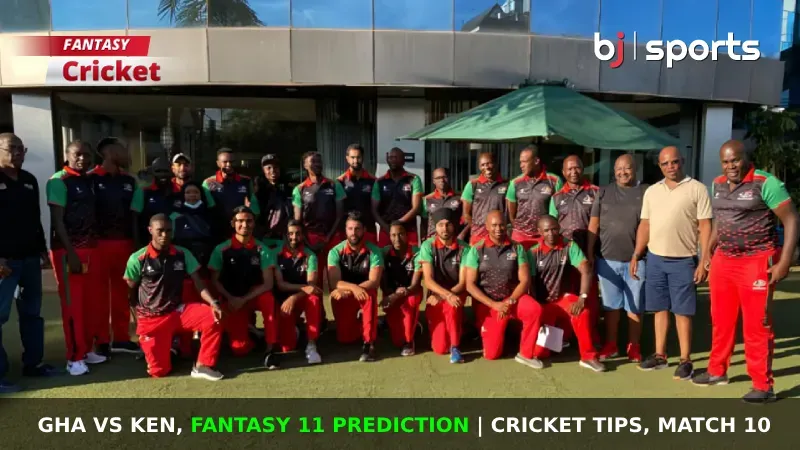 GHA vs KEN Dream11 Prediction, Fantasy Cricket Tips, Playing XI, Pitch Report & Injury Updates For Match 10 of Men's African Games 2024