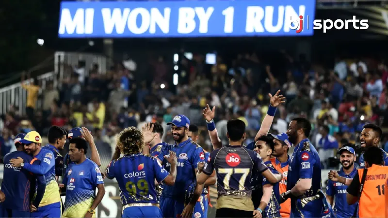 Mumbai Indians Clinch IPL 2019 Title: Blue and Gold Brilliance Lights Up the Stadium Once Again!