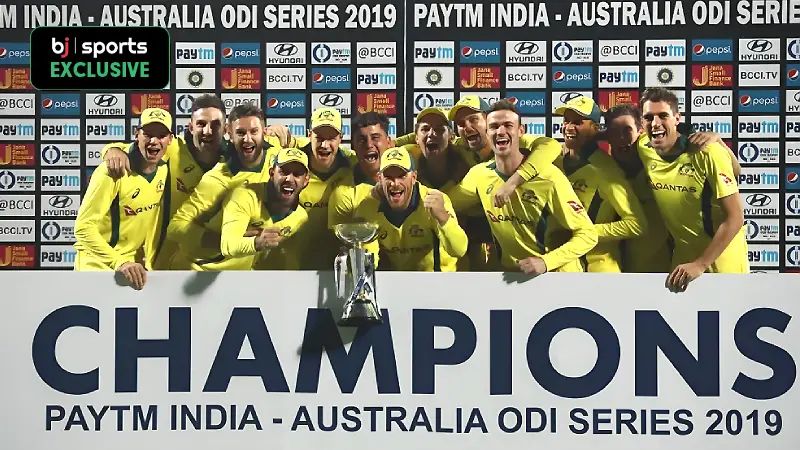 OTD| Australia bounced back from 0-2 to win the five-match ODI series in India in 2019