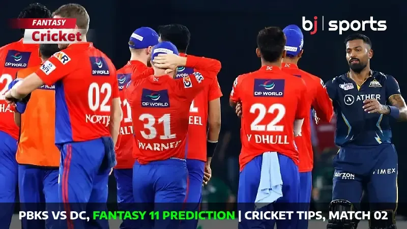 PBKS vs DC Dream11 Prediction, IPL Fantasy Cricket Tips, Playing XI, Pitch Report & Injury Updates For Match 2 of IPL 2024