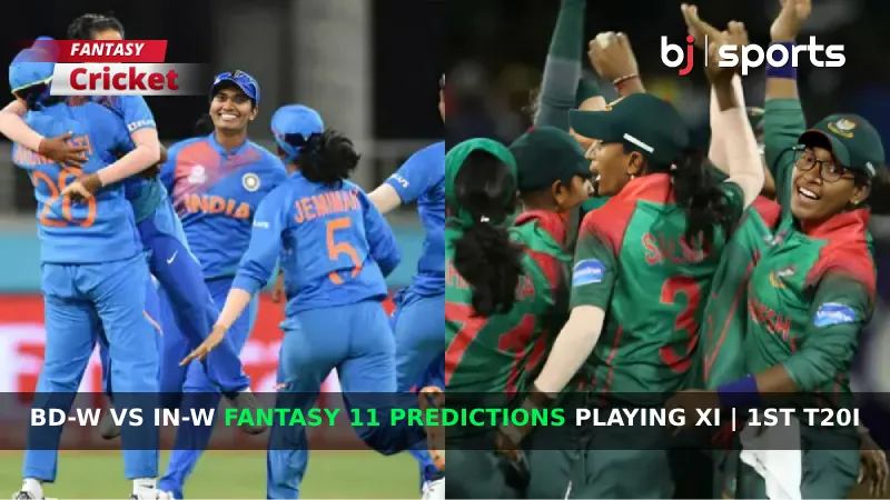 BD-W vs IN-W Dream11 Prediction, Fantasy Cricket Tips, Playing XI, Pitch Report & Injury Updates For 1st T20I