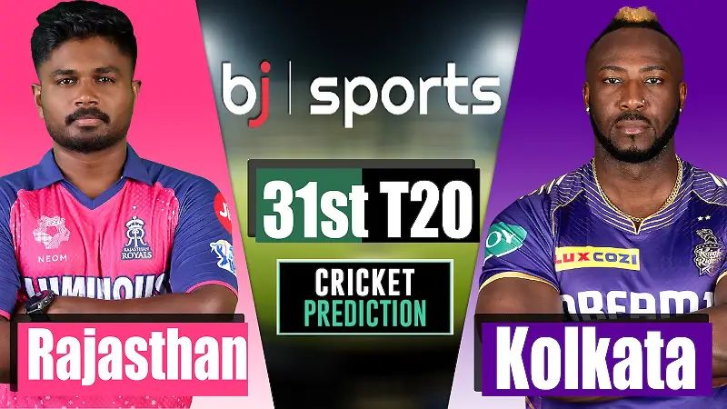IPL 2024 | Kolkata Knight Riders vs Rajasthan Royals, 31st Match Prediction | KKR vs RR Live
