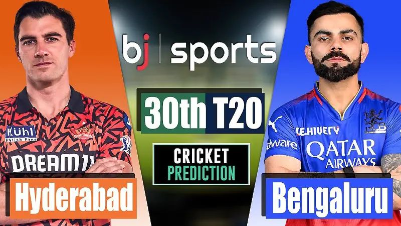 IPL 2024 | Royal Challengers Bangalore vs Sunrisers Hyderabad, 30th Match Prediction | RCB vs SRH Live