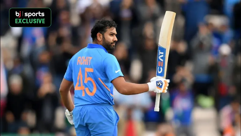Top 3 records by Rohit Sharma that have not been broken