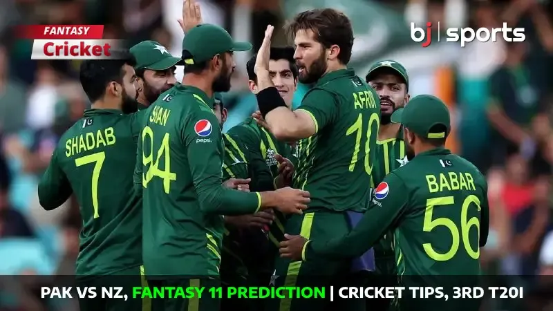 PAK vs NZ Dream11 Prediction, Fantasy Cricket Tips, Playing XI, Pitch Report & Injury Updates For 3rd T20I