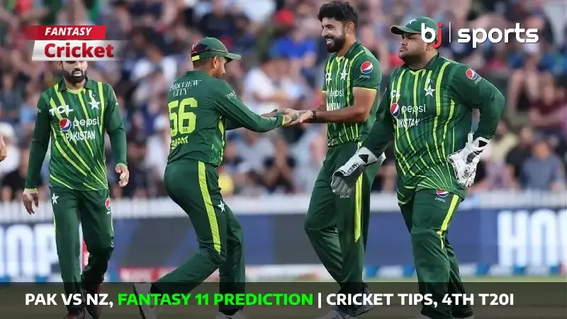 PAK vs NZ Dream11 Prediction, Fantasy Cricket Tips, Playing XI, Pitch Report & Injury Updates For 4th T20I