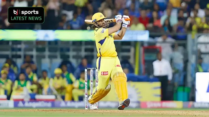 Shot of the Day - MS Dhoni whacks Pandya for monstrous six at Wankhede- MI vs CSK IPL 2024