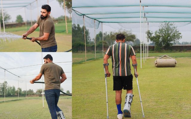 मोहम्मद शमी के लिए क्रिकेट के आगे कुछ नहीं है टखने का दर्द आप खुद देख लो उनका जुनून