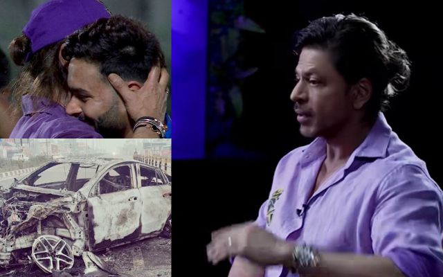 Rishabh Pant के एक्सीडेंट से SRK की रूंह कांप गई थी जली हुई कार देख किंग खान को लगा