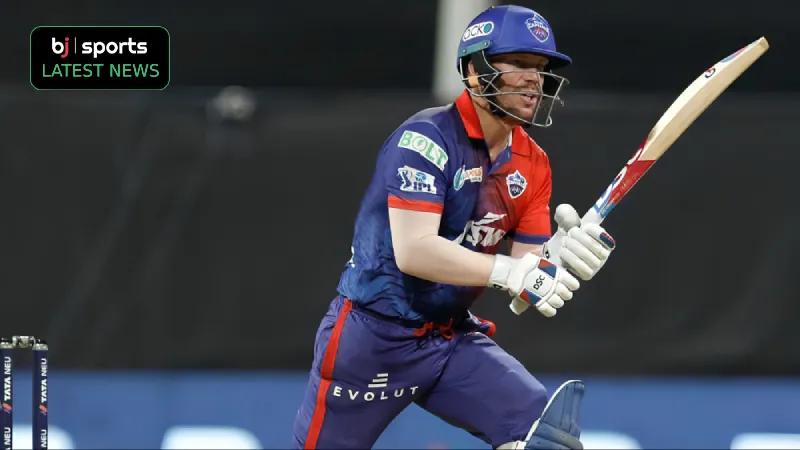 Why is David Warner not playing IPL 2024 Match 40 between DC vs GT?