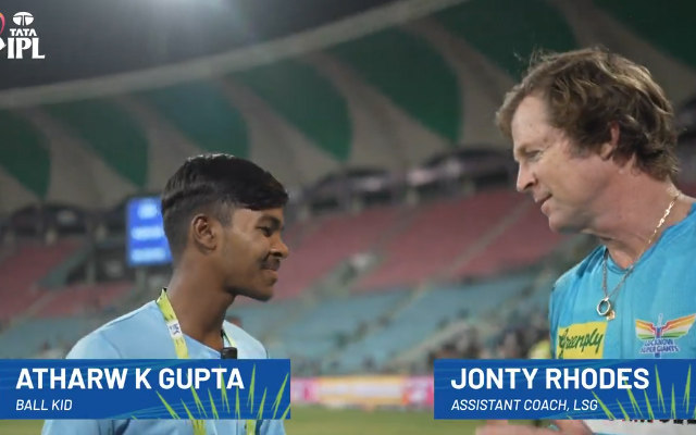 IPL 2024: Ball boy unites with Jonty Rhodes in wholesome moment post LSG-KKR clash