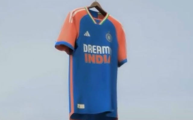 Team India's jersey gets revealed by Rohit Sharma for T20 World Cup 2024