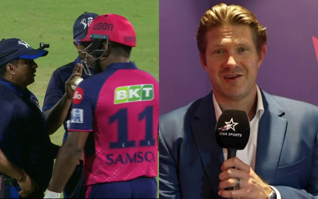 It looked like there might have been some disturbance on the rope: Shane Watson on Sanju Samson's dismissal