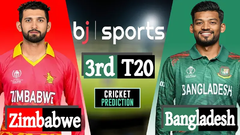 Bangladesh vs Zimbabwe live | BAN vs ZIM, 3rd T20I Match Prediction | Live cricket match today