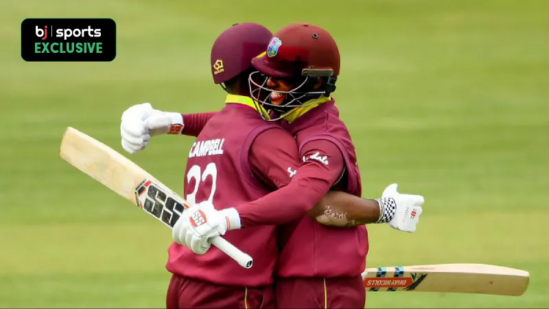 OTD Shai Hope and John Campbell joined hands to put on the biggest opening partnership in ODI history